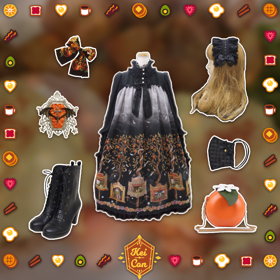 Gothy Orange Coord