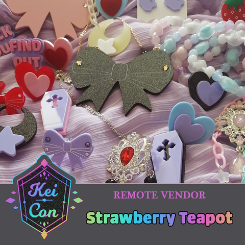 2023 Vendor Strawberry Teapot (Remote)